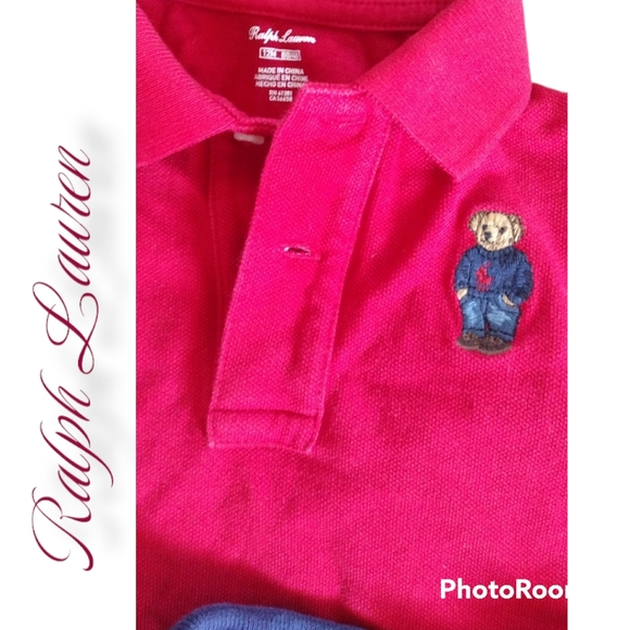 Ralph Lauren polo button teddy plaid big pony 12mo - Picture 7 of 7